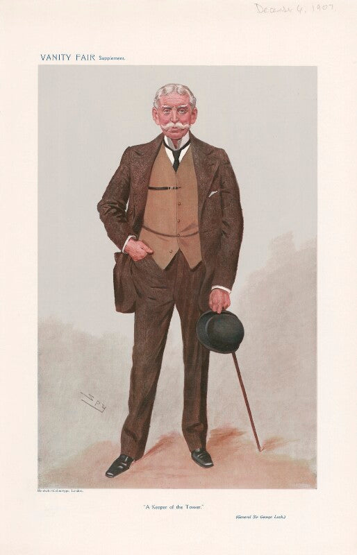 Sir george luck ('men of the day. no. 1095. "a keeper of the tower."') npg d45409