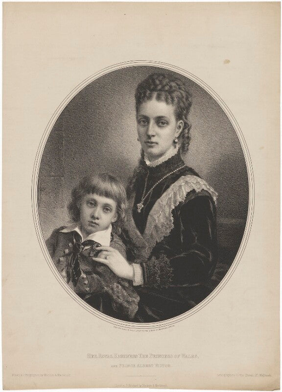 Prince albert victor, duke of clarence and avondale; queen alexandra npg d33938