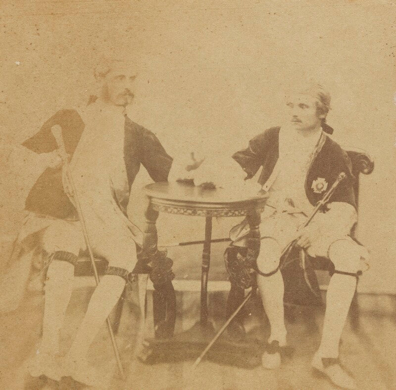 'a "fancy ball" at simla (shimla)' (sir seymour john blane, 3rd bt; colonel torrens) npg ax196713