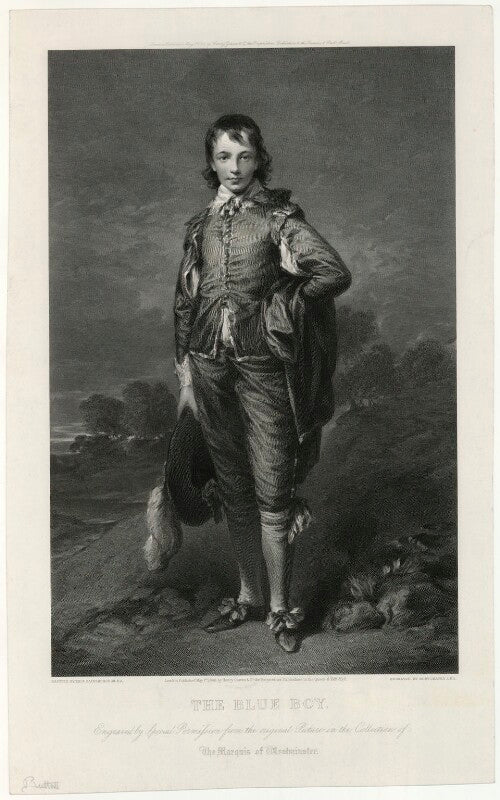 'the blue boy' (jonathan buttall) npg d32506