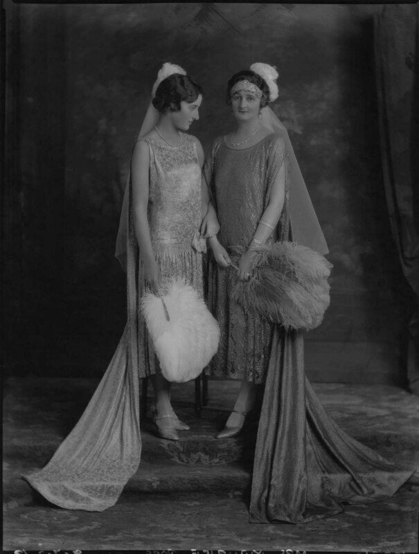 Margaret evelyn cardiff (née pope); dorothy alice pope (née warre) npg x184536