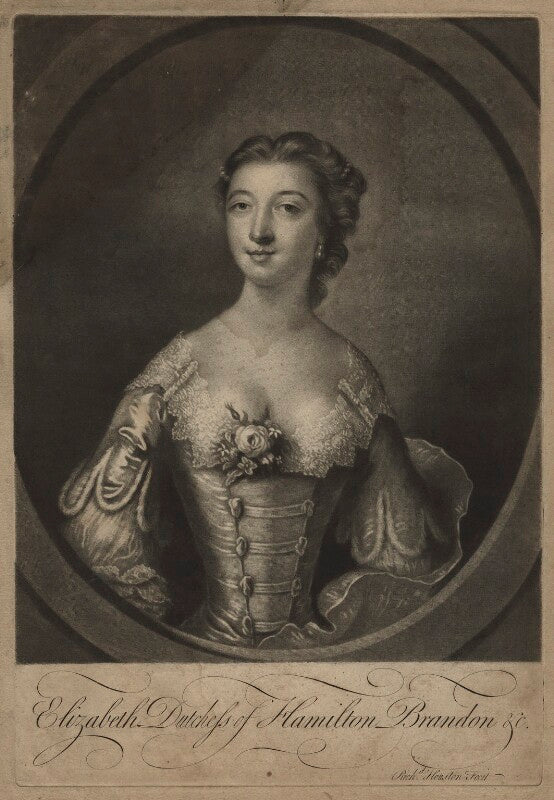 Elizabeth (née gunning), baroness hamilton of hameldon npg d7111