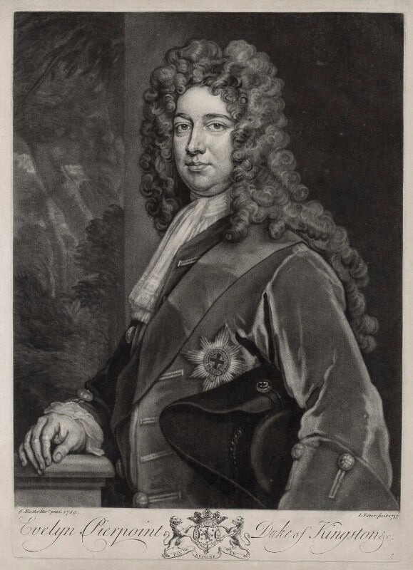 Evelyn pierrepont, 1st duke of kingston npg d33098