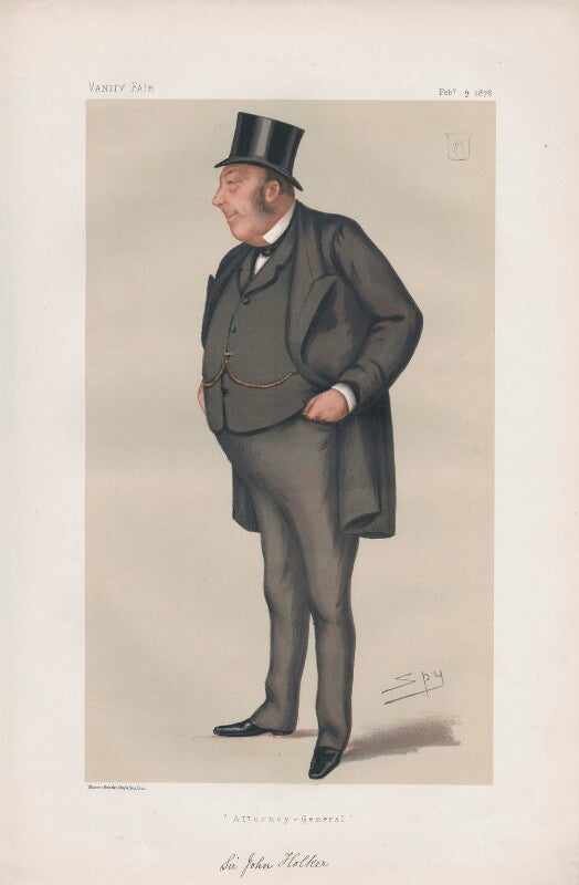 Sir john holker ('statesmen. no. 265.') npg d43835