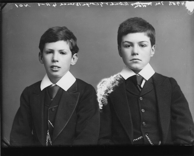 Robert bruce, master of burleigh; george john gordon bruce, 7th baron balfour of burleigh npg x7166