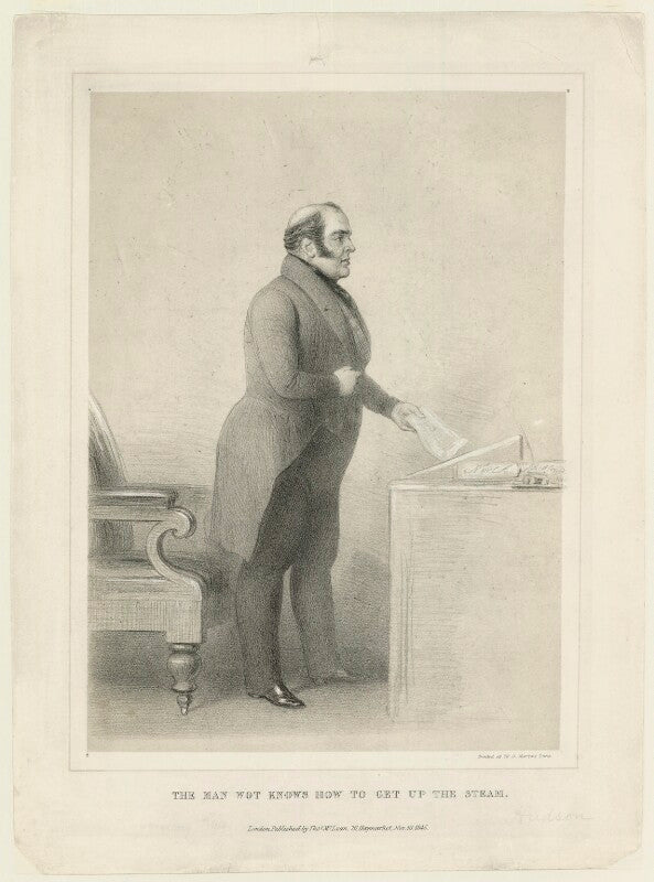 George hudson ('the man wot knows how to get up the steam') npg d36365