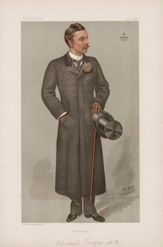 Richard george penn curzon, 4th earl howe ('statesmen. no. 672.') npg d44806