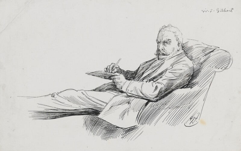 Sir william schwenck gilbert npg 3574