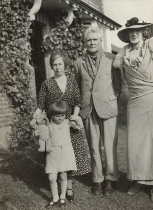 Violet rosalie powys (née dodds); theodora gay scutt (née powys); theodore francis powys; lady ottoline morrell npg x144221