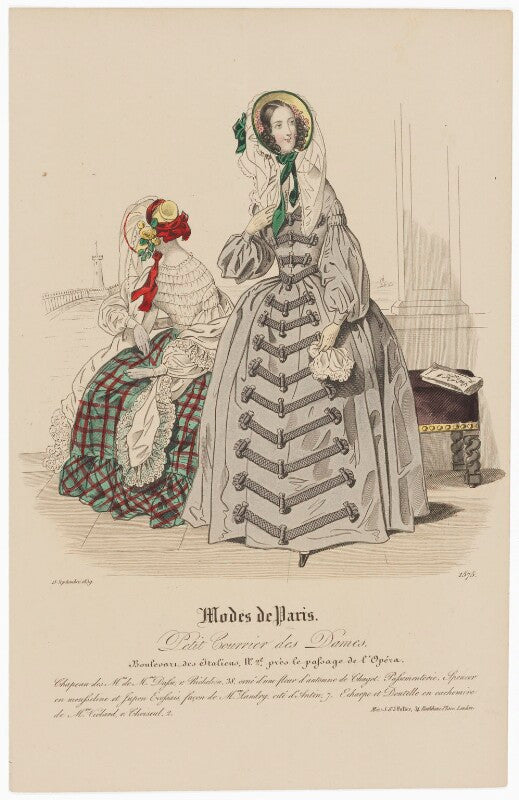 'modes de paris', 15 september 1839 npg d47823