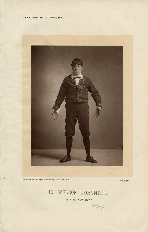 (walter) weedon ('wee gee') grossmith as archibald rennick in 'the new boy' npg x16924