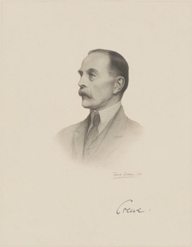 Robert offley ashburton crewe milnes, 1st marquess of crewe npg d9701