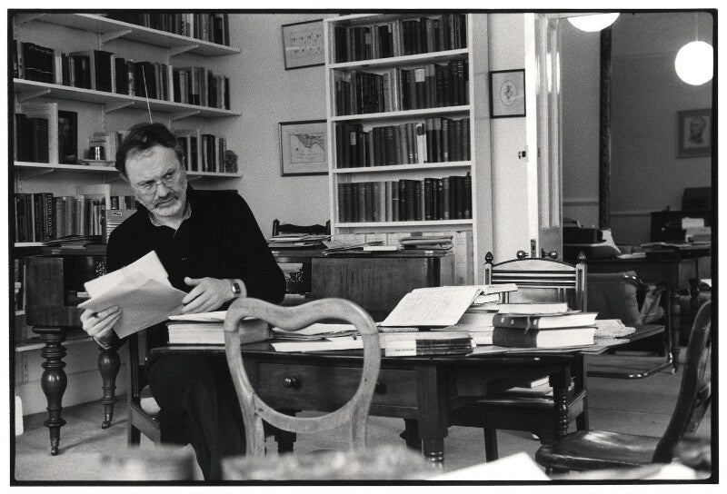 Sir geoffrey hill npg x26037