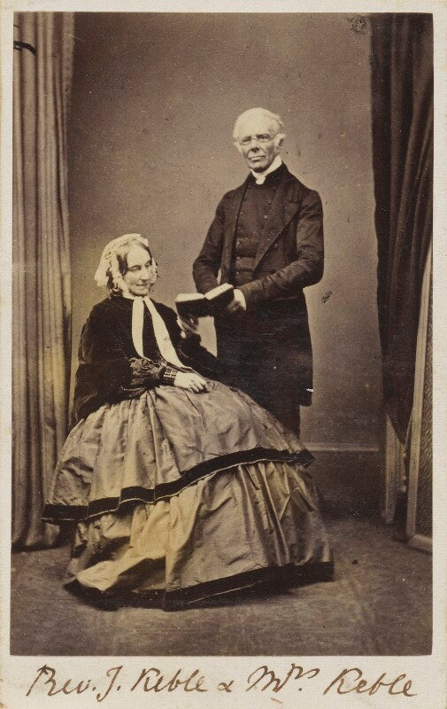 Charlotte keble (née clarke); john keble npg ax68126