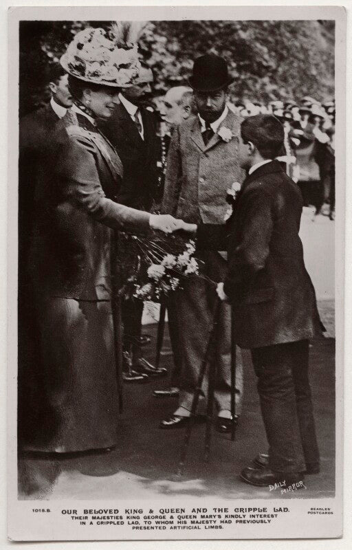 'our beloved king & queen and the cripple lad' (including queen mary and king george v) npg x197276