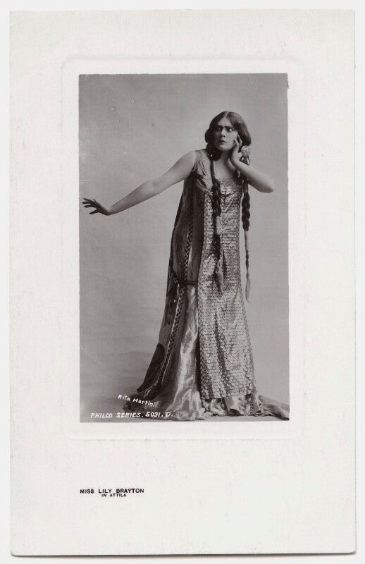 Lily brayton as ildico in 'attila' npg x131482