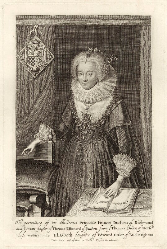 Frances stuart (née howard), duchess of lennox and richmond npg d28083