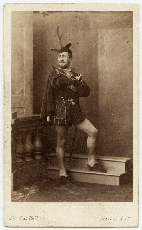 Jean baptiste faure as mephistopheles in 'faust' npg x74412