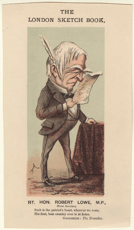 Robert lowe, 1st viscount sherbrooke npg d42851