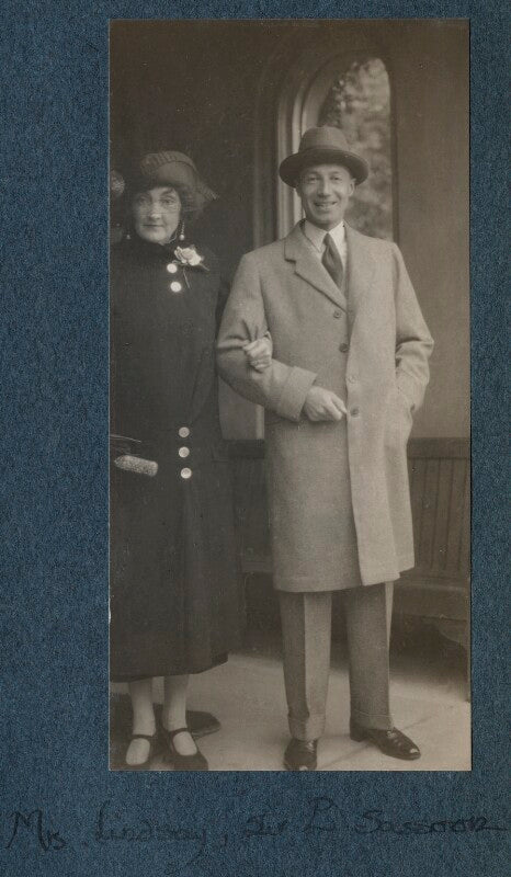 Mrs lindsay; sir philip albert gustave david sassoon, 3rd bt npg ax142194