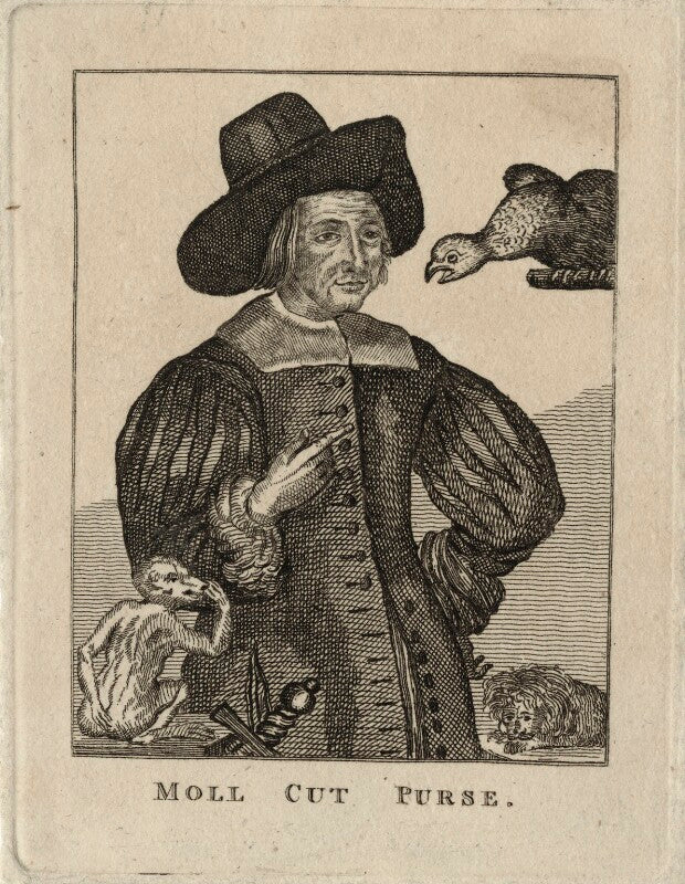 Mary frith ('moll cutpurse') npg d28533