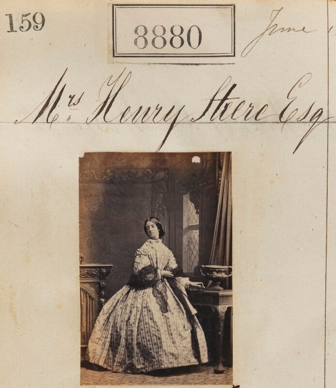 Elizabeth mary steere (née fitzroy) ('mrs henry steere esq') npg ax58703