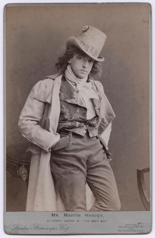 Sir john martin harvey as sydney carton in 'the only way' npg x197366