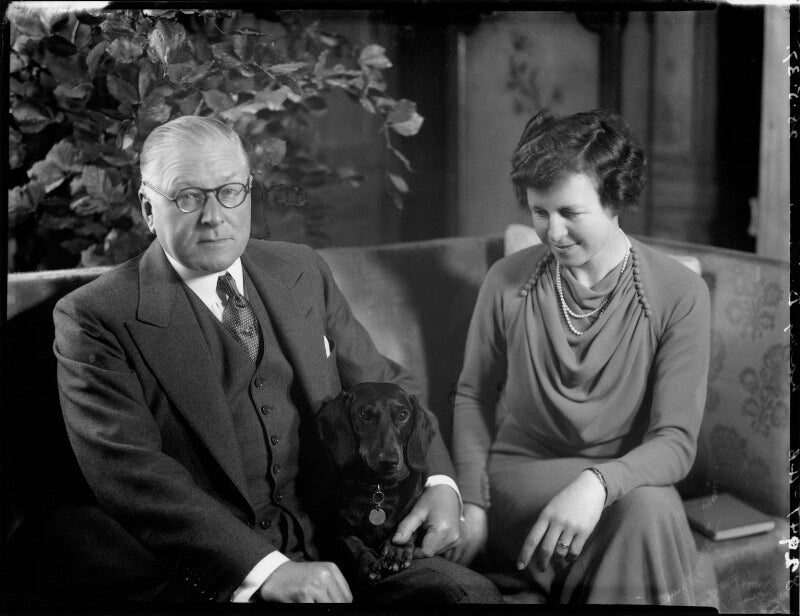 Viscount and viscountess davidson npg x153003