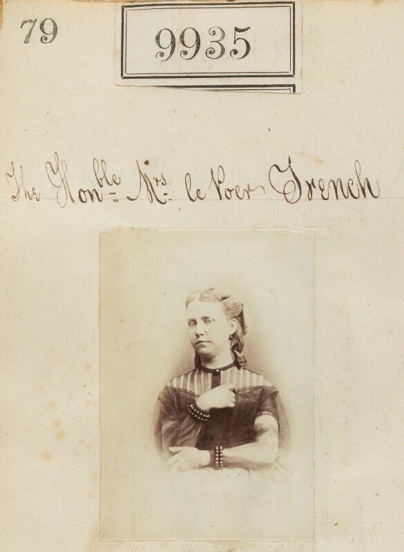 Hon. mrs le poer french npg ax59653