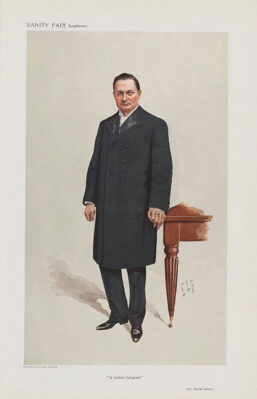 Sir john bland sutton, 1st bt ('men of the day. no. 1215. "a great surgeon."') npg d45541