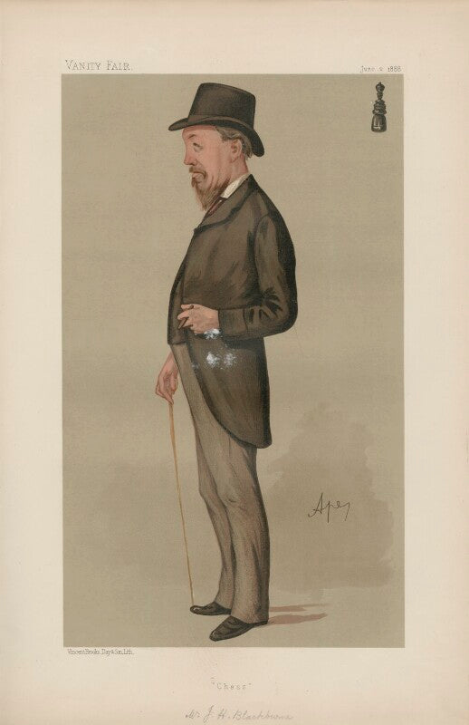 Joseph henry blackburne ('men of the day. no. 402.') npg d44388
