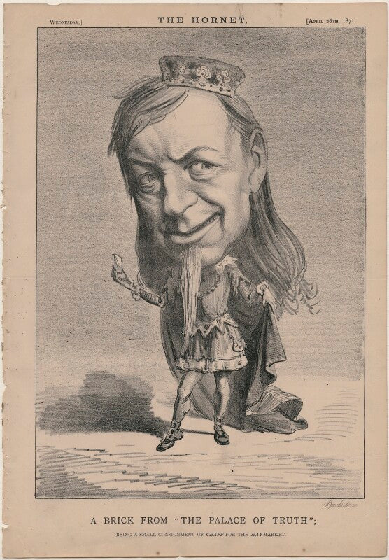 John baldwin buckstone ('a brick from the palace of truth') npg d48233