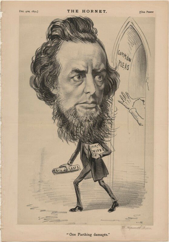 William hepworth dixon ('one farthing damages') npg d48317