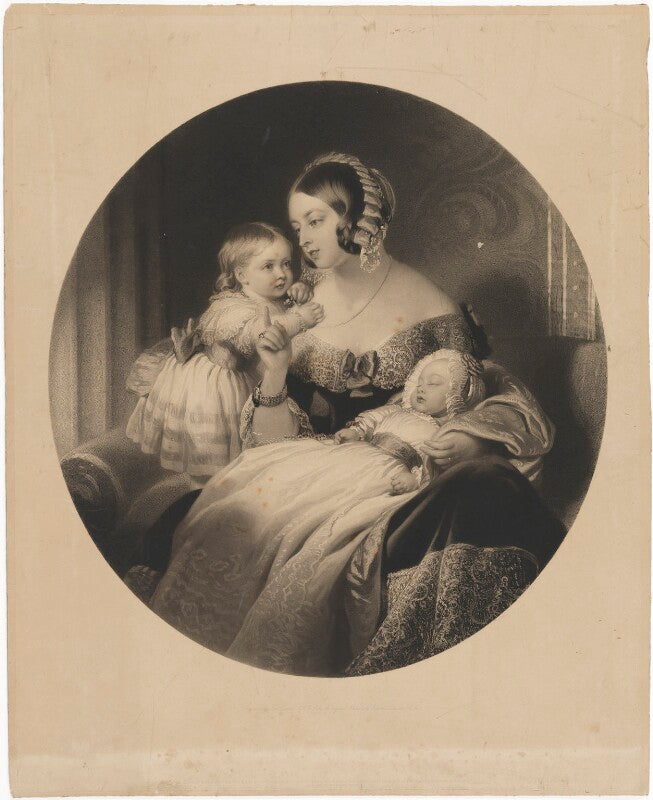 Queen victoria; victoria, empress of germany and queen of prussia; king edward vii npg d33593