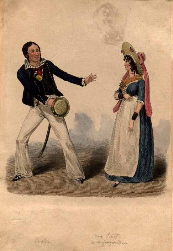 Thomas potter cooke as william; miss scott as susan in 'black eyed susan' npg d10922