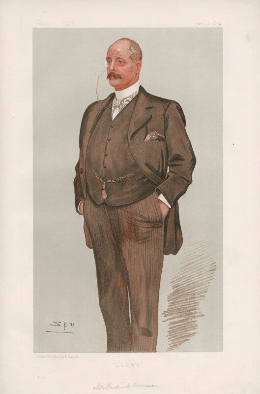 Sir frederick harrison ('men of the day. no. 577.') npg d44682