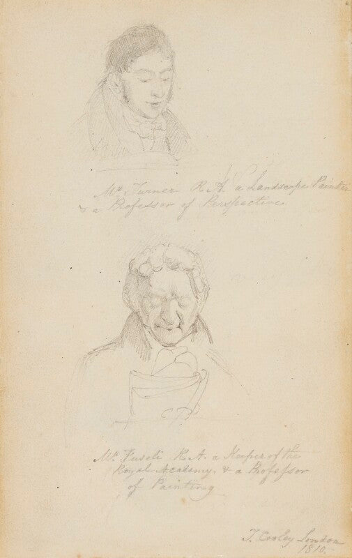 J.m.w. turner; henry fuseli npg 4913a