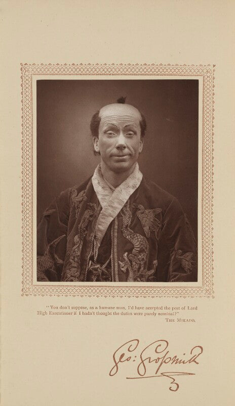 George grossmith as ko ko in 'the mikado' npg ax29207