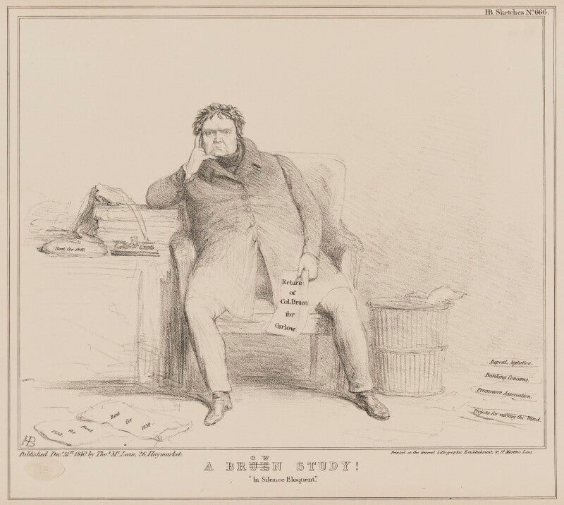 A brown study (daniel o'connell) npg d41600