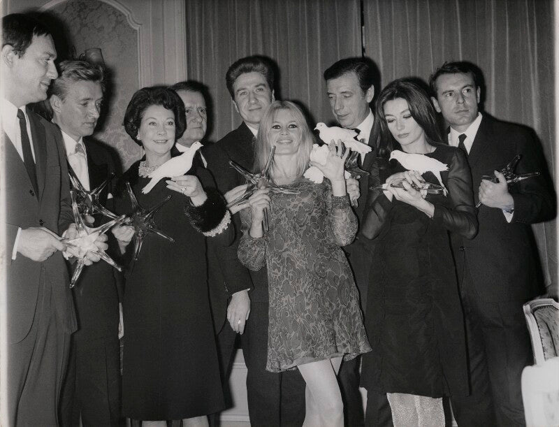 Vivien leigh at the french crystal dove award, paris npg x139810