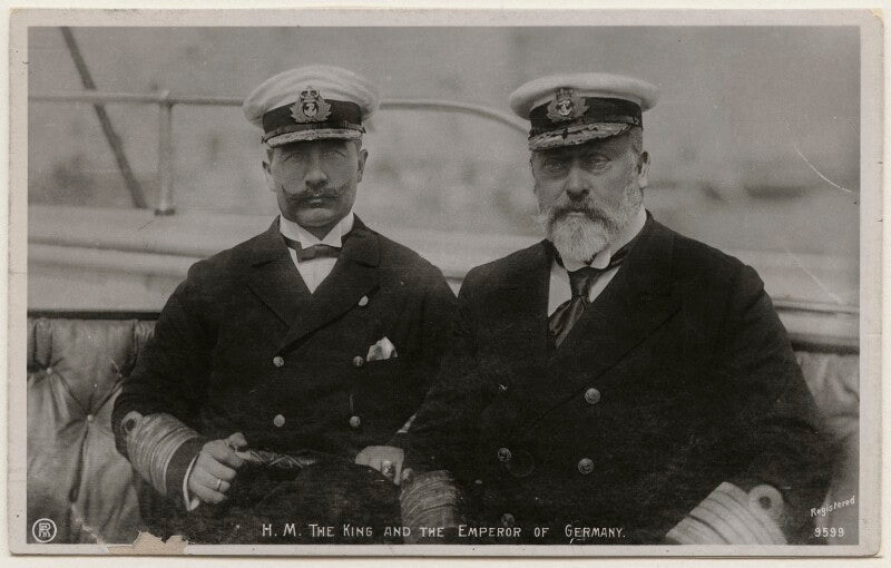 Wilhelm ii, emperor of germany and king of prussia; king edward vii npg x197672