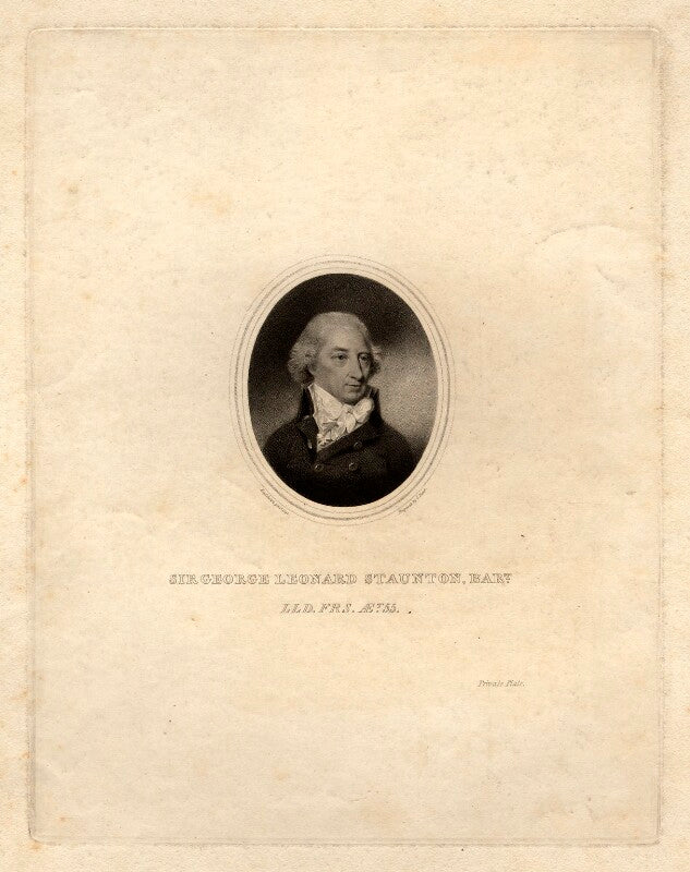 Sir george leonard staunton, 1st bt npg d11106