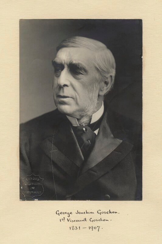 George joachim goschen, 1st viscount goschen npg x12499