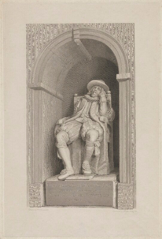 Monument to francis bacon, 1st viscount st alban in st. michael's church, st. albans npg d39988