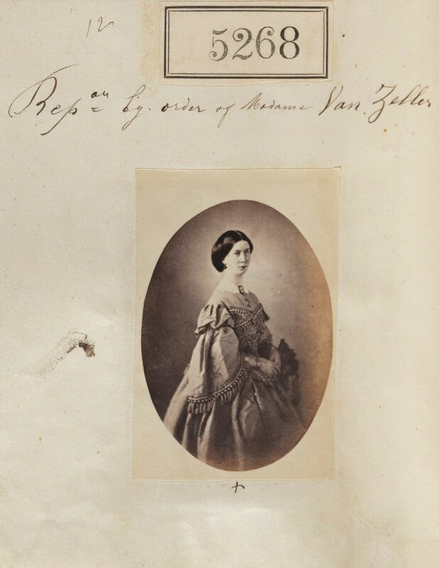 Unknown woman ('reproduced by order of madame van zeller') npg ax53305