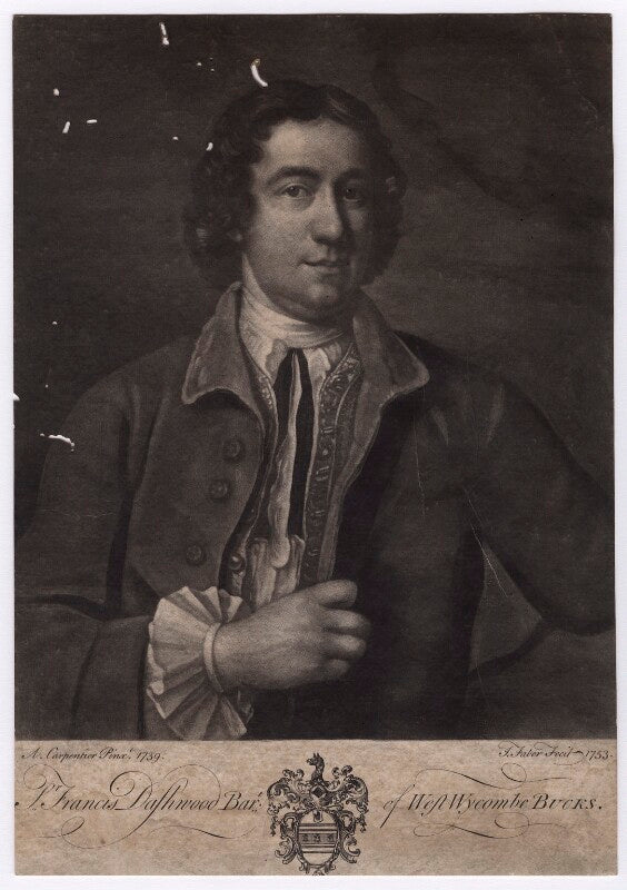 Francis dashwood, 11th baron le despencer npg d5033