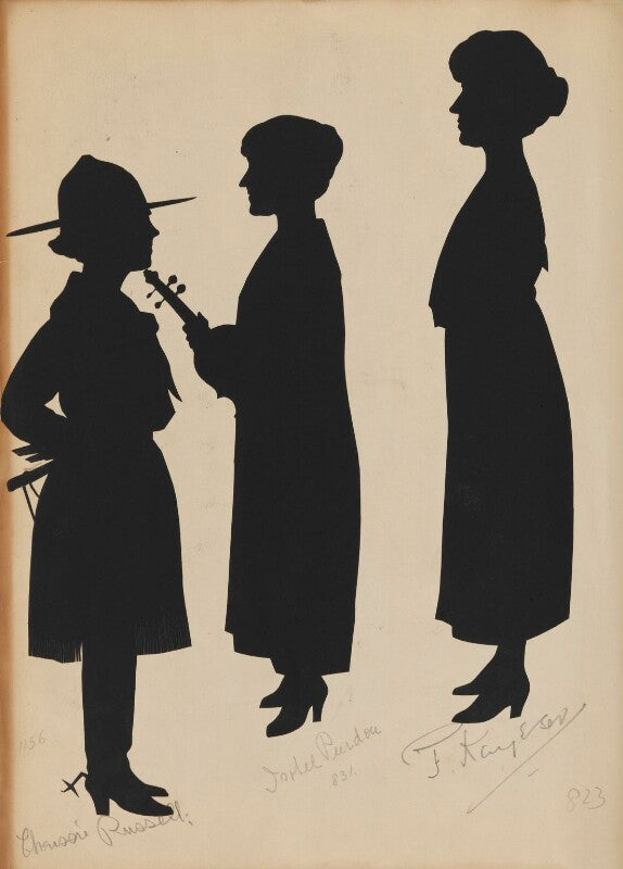 Performers on the west pier, brighton (chrissie russell; isobel purdon and an unknown woman) npg d46431