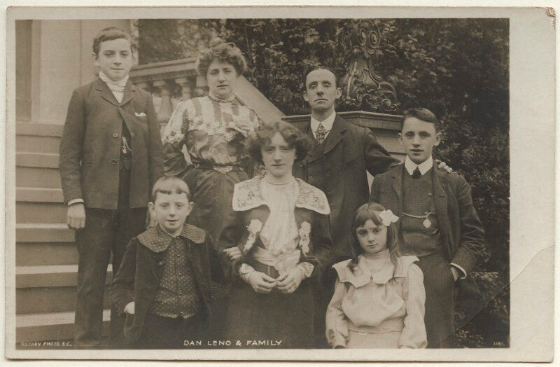 'dan leno & family' (including dan leno and sarah lydia galvin (née reynolds)) npg ax160175