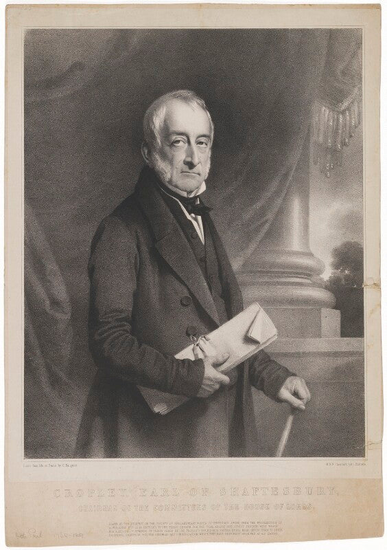 Cropley ashley cooper, 6th earl of shaftesbury npg d40662