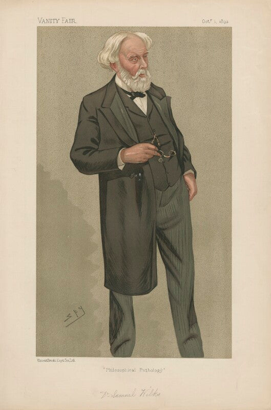 Sir samuel wilks, 1st bt ('men of the day. no. 548.') npg d44614